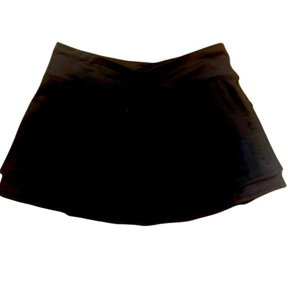 Ideology Laser Cut Skirt - M black tiered   Laser cut , polyester spandex